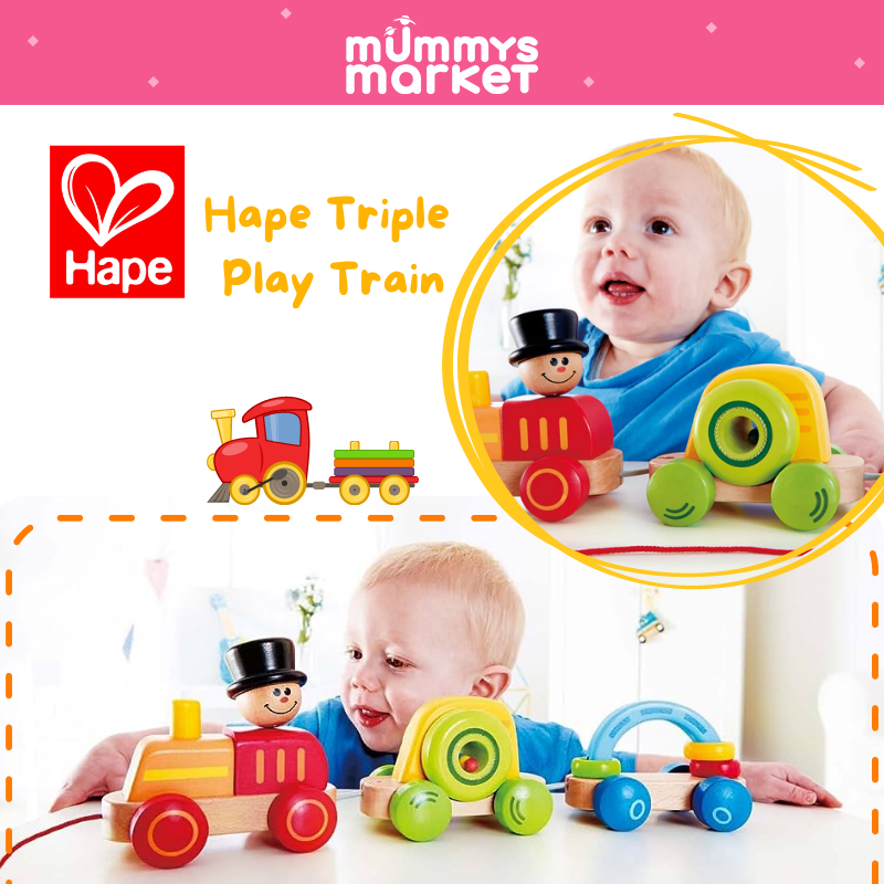 Hape Triple Play Train (E0431)